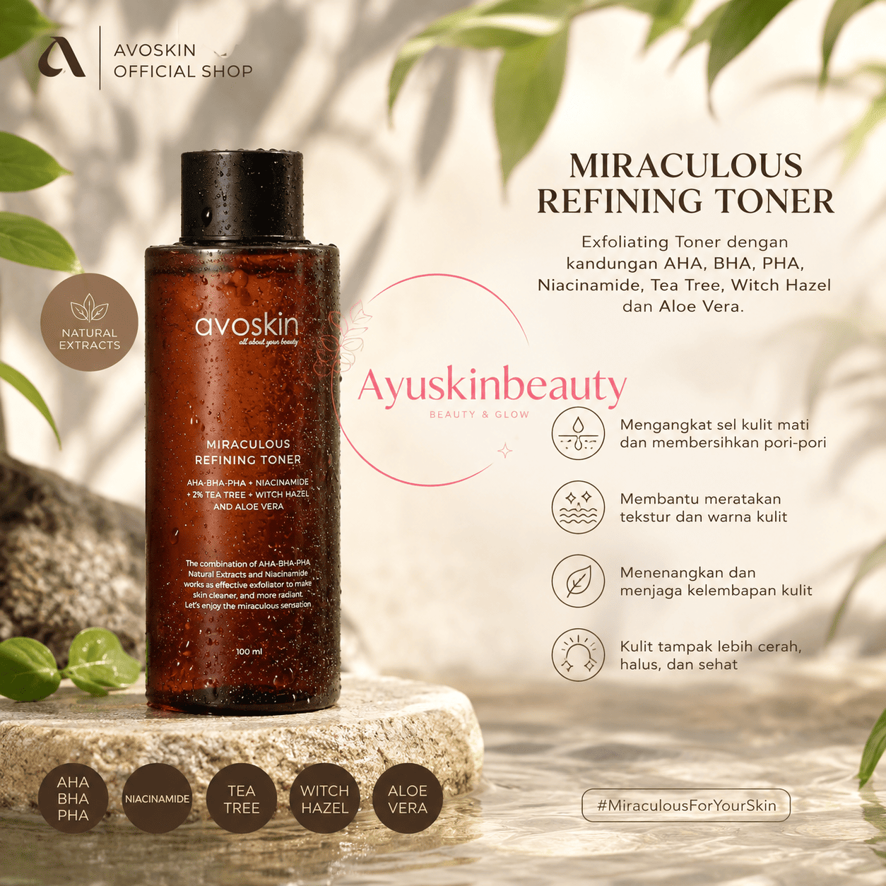 Avoskin Miraculous Refining Toner