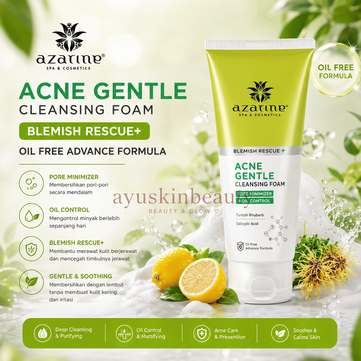 Azarine Acne Gentle Cleansing Foam