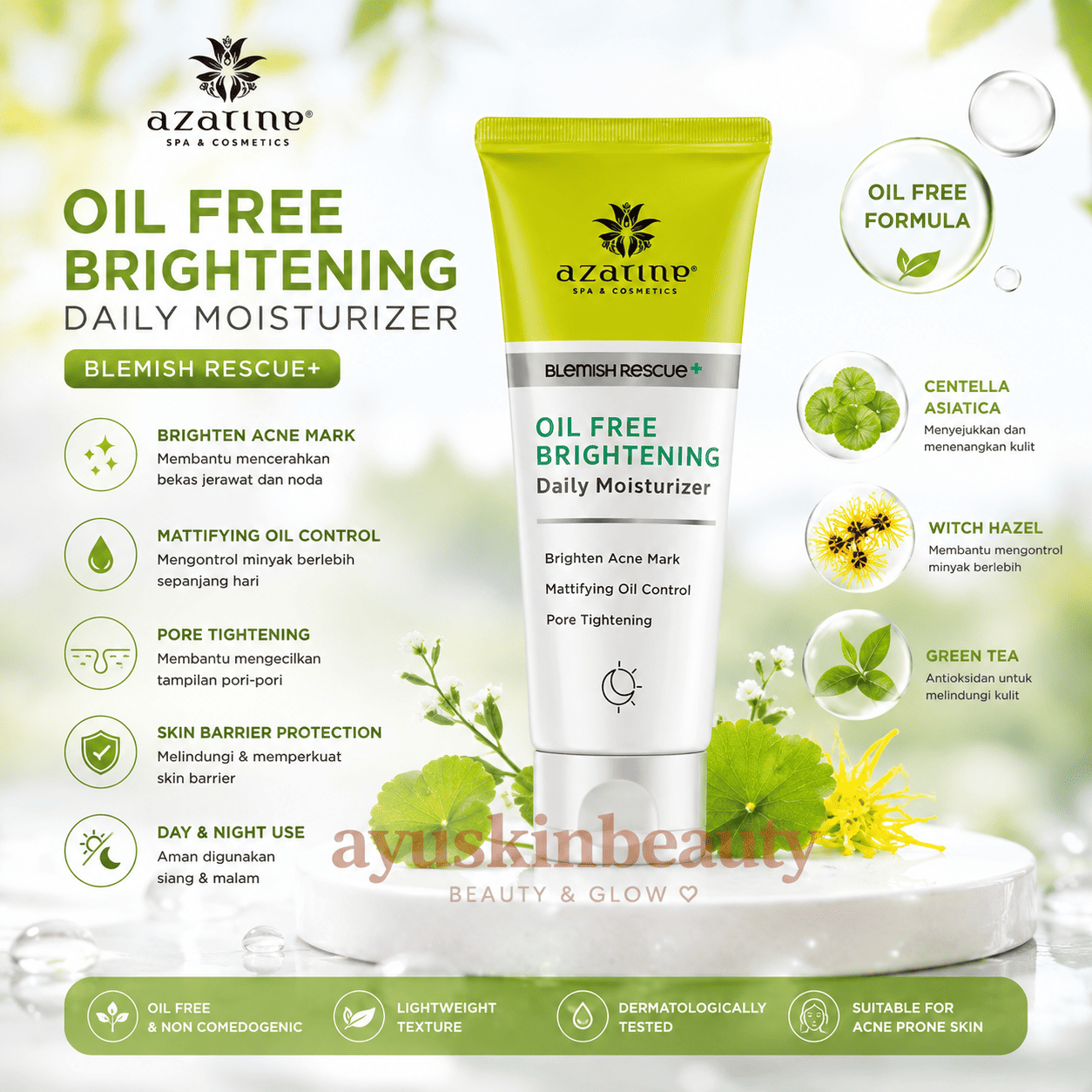 Azarine Oil Free Brightening Daily Moisturizer