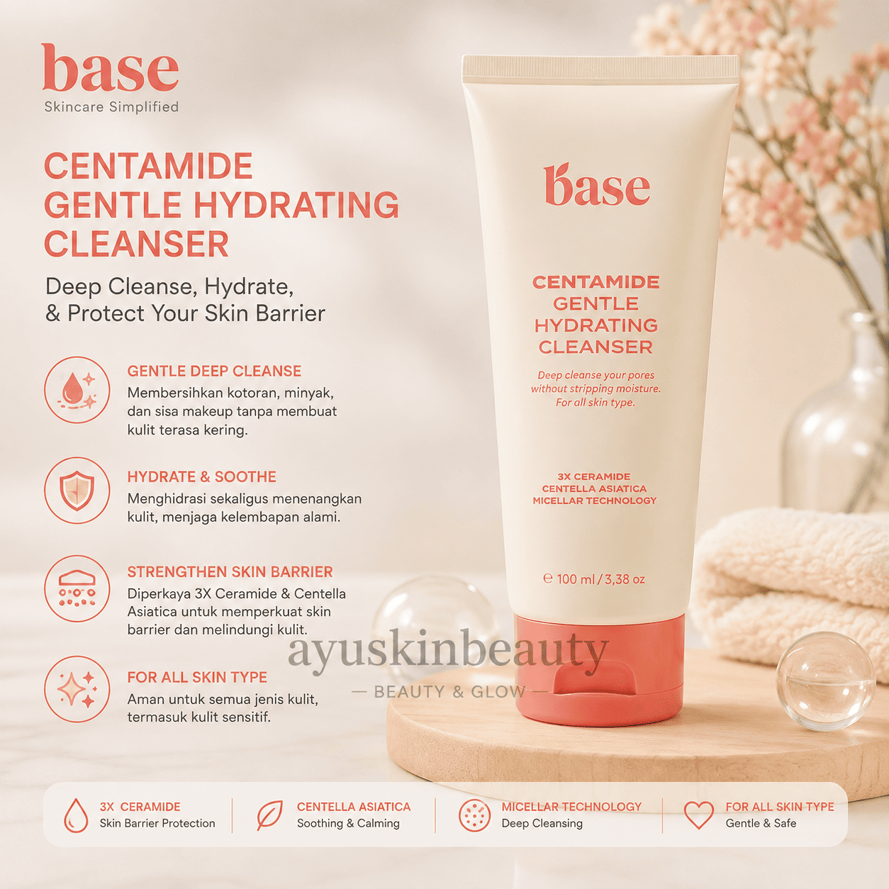 Centamide Gentle Hydrating Cleanser