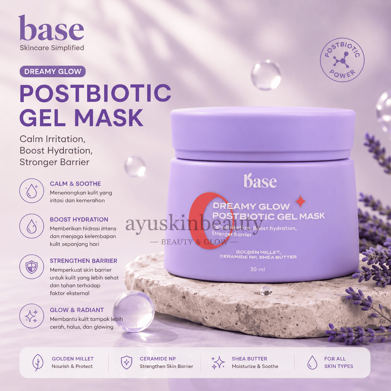 Dreamy Glow Postbiotic Gel Mask