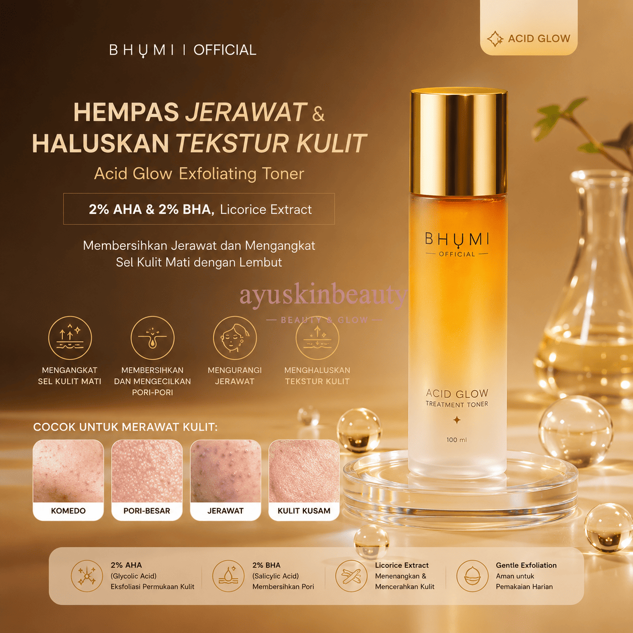 Bhumi Acid Glow Treatment Toner