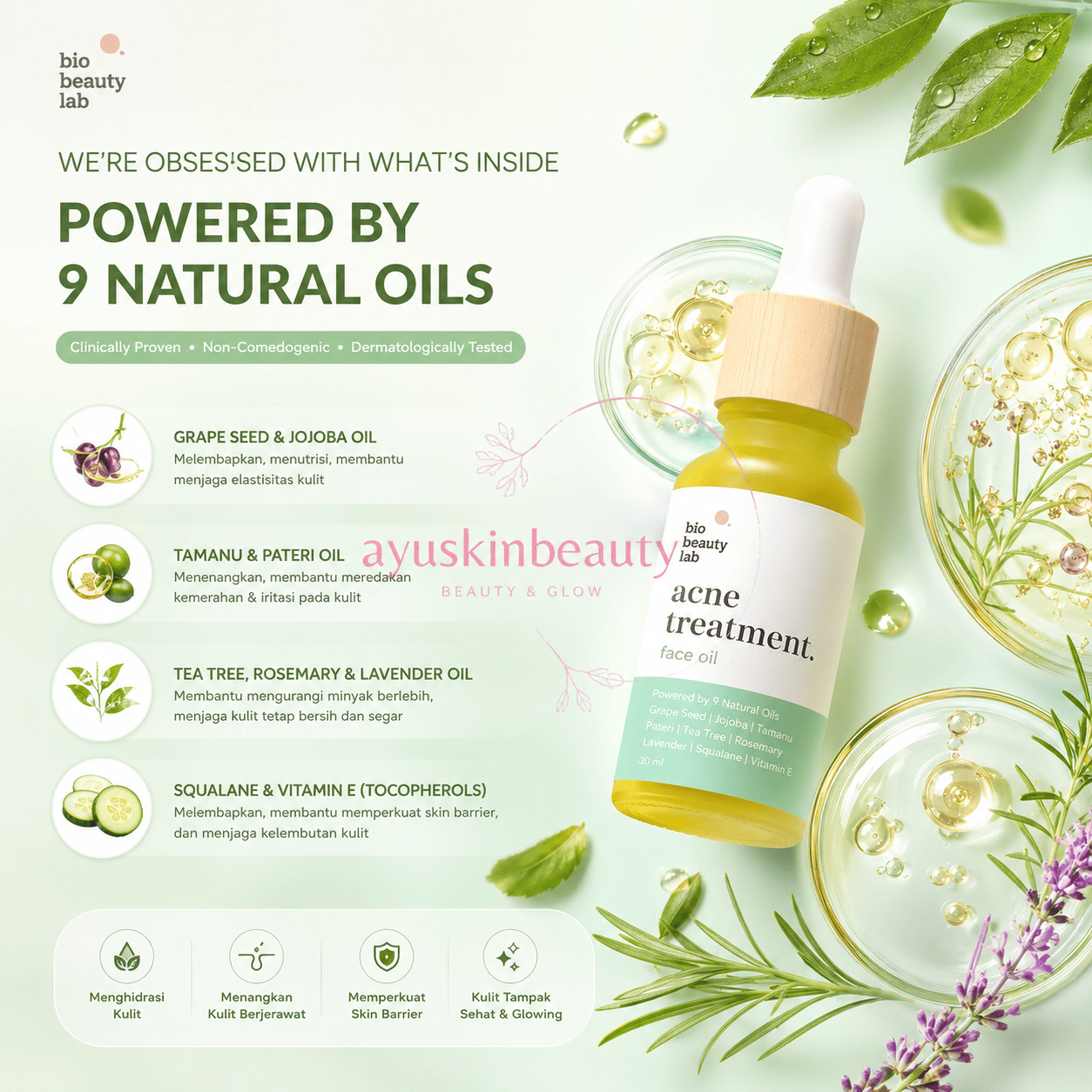 Bio Beauty Lab Acne Treatment Face Oil