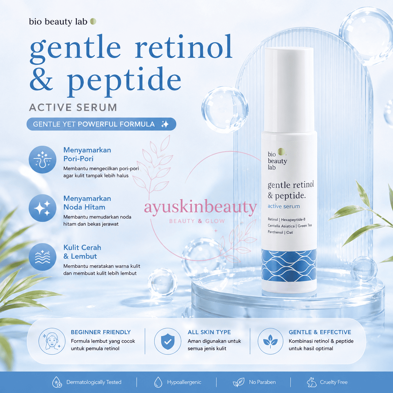 Bio Beauty Lab Gentle Retinol & Peptide Active Serum