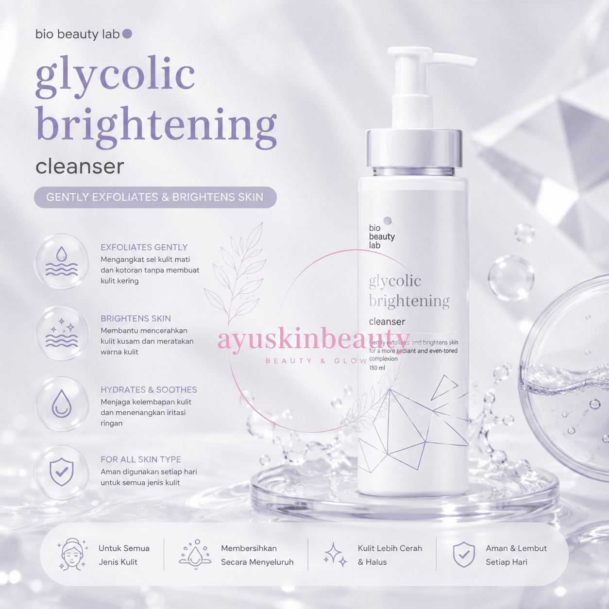 Bio Beauty Lab Glycolic Brightening Cleanser