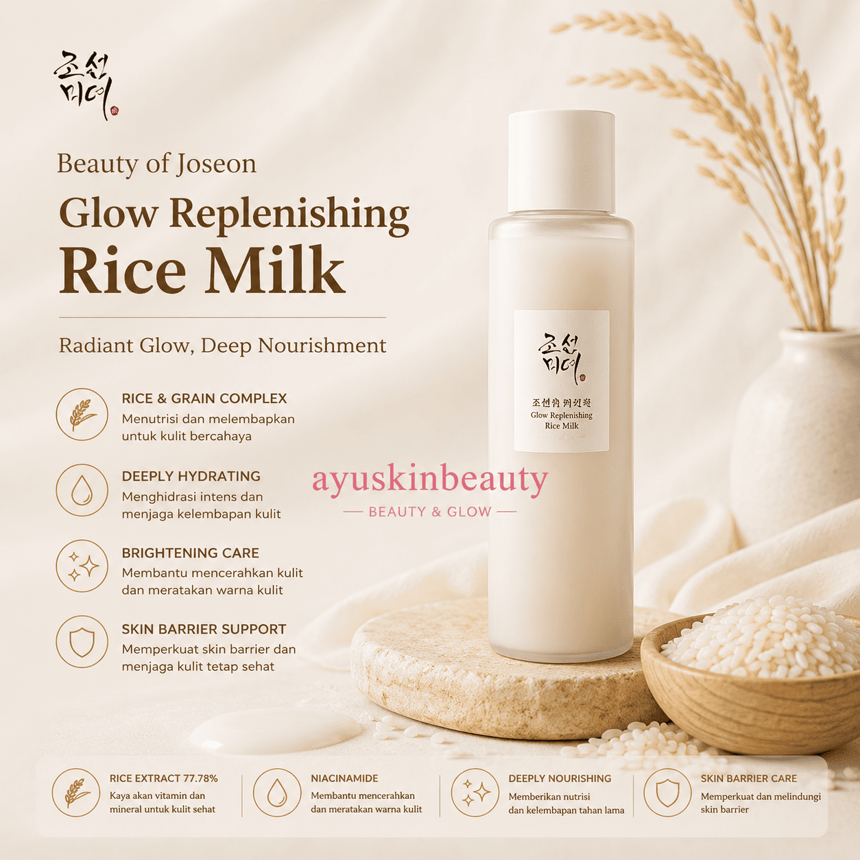 Beauty of Joseon Glow Replenishing Rice Milk