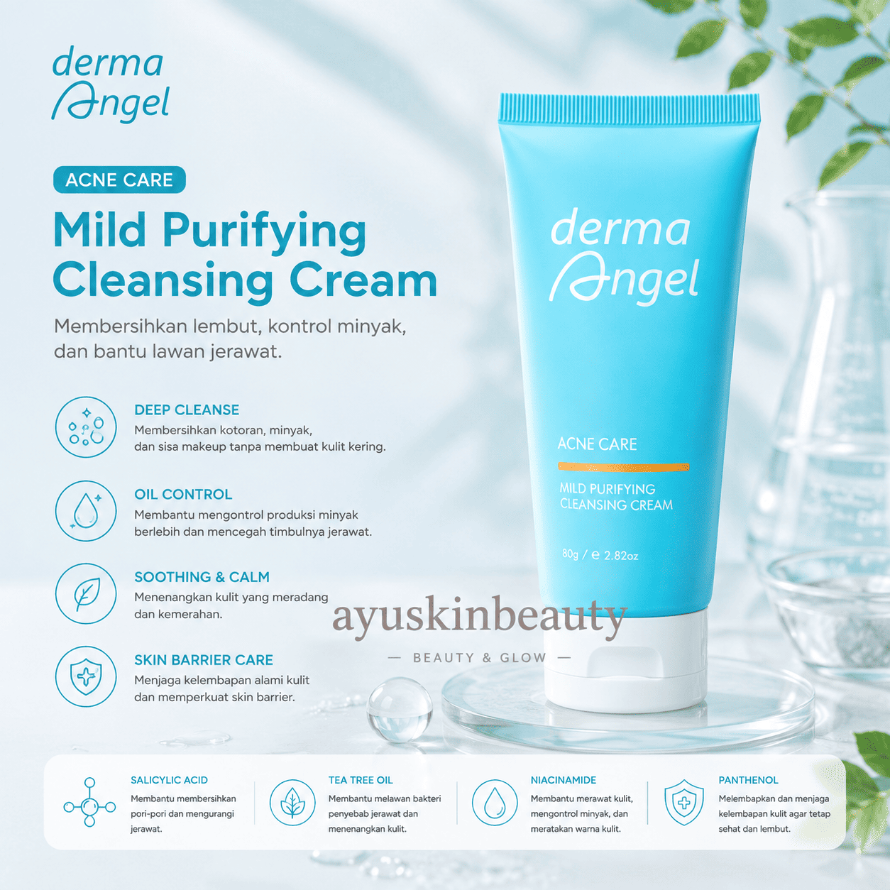 Derma Angel Mild Purifying Cleansing Cream