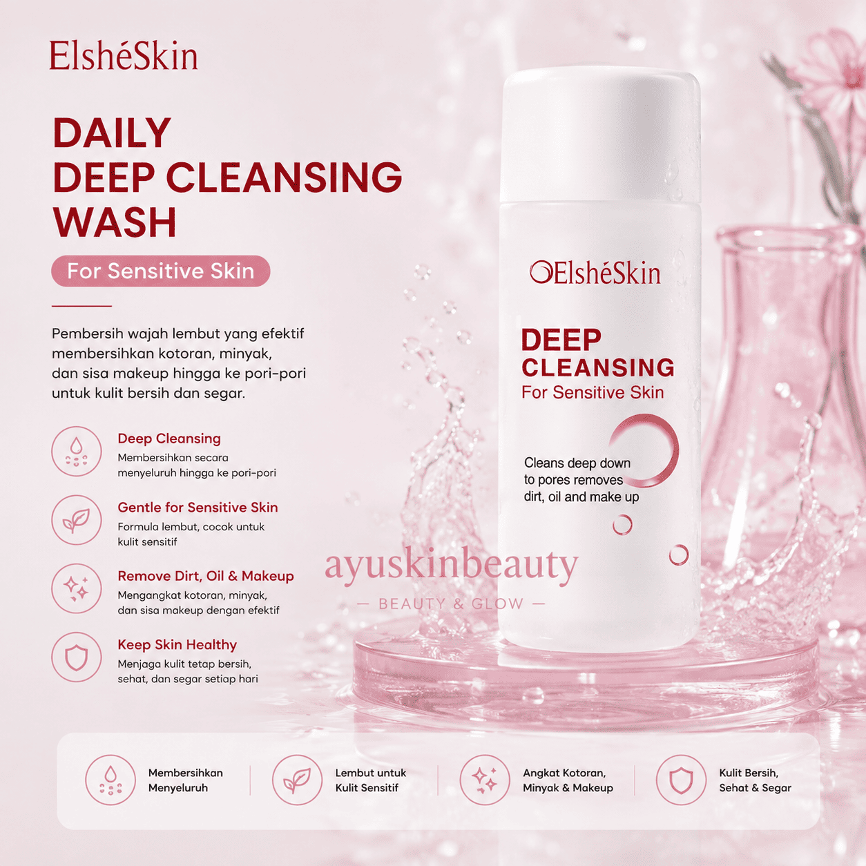 ElshéSkin Daily Deep Cleansing Wash