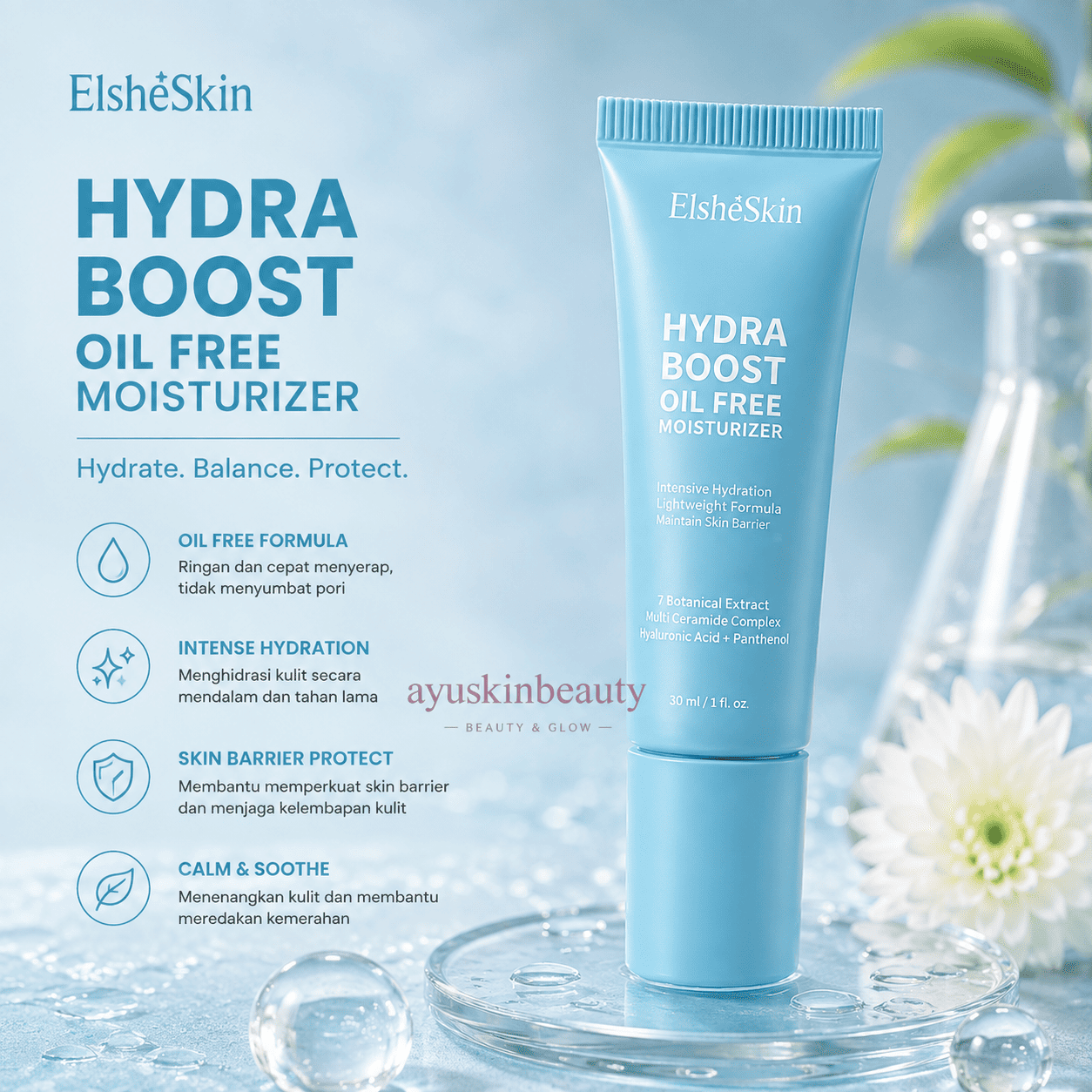 ElshéSkin Hydra Boost Oil Free Moisturizer