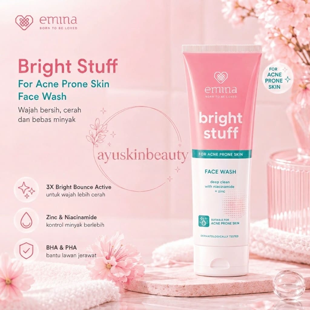 Emina Bright Stuff For Acne Prone Skin Face Wash