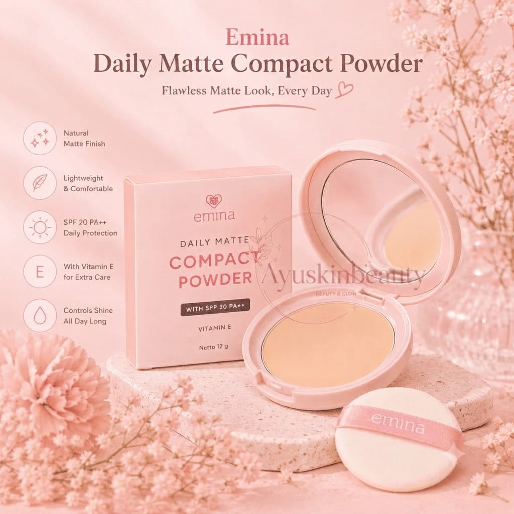 Emina Daily Matte Compact Powder