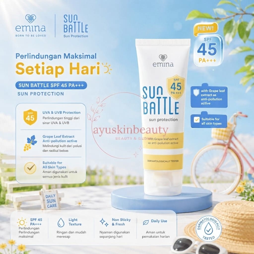 Emina Sun Battle SPF 45 PA+++