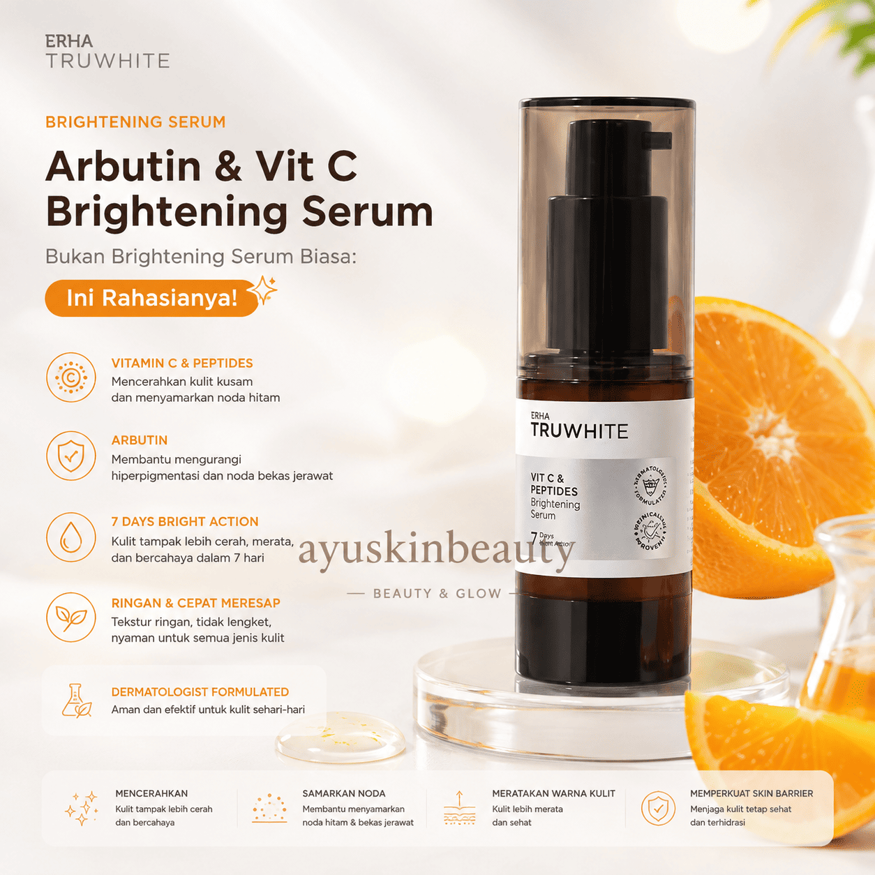 Erha Truwhite Arbutin & Vit C Brightening Serum