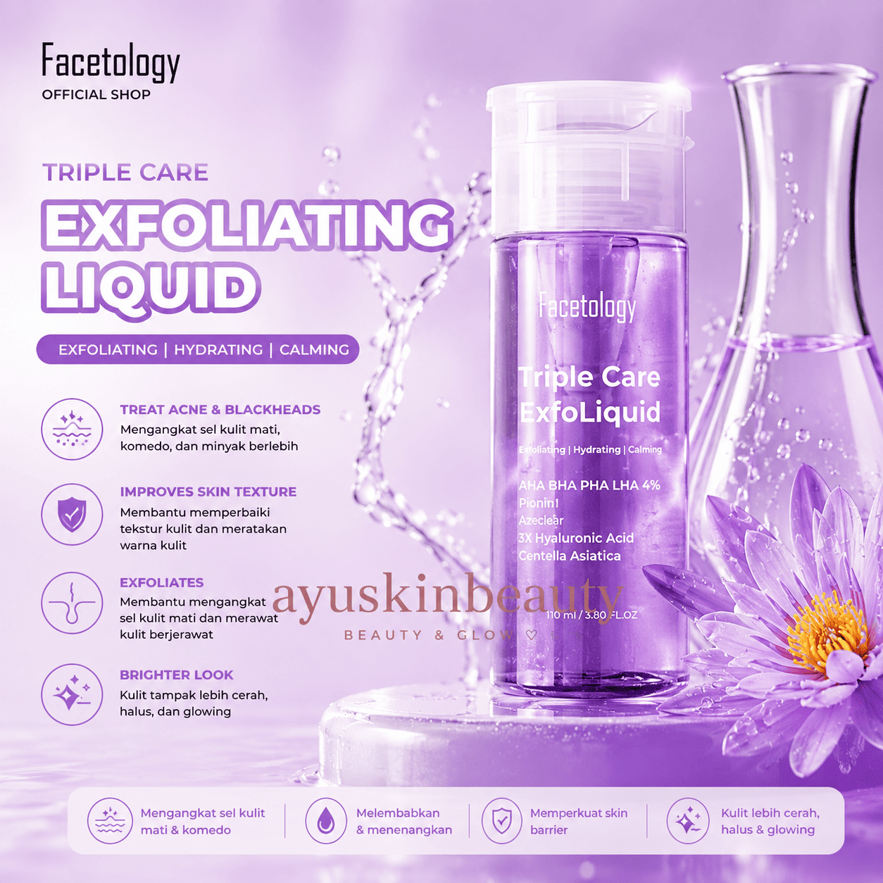 Facetology Triple Care Exfoliating Liquid
