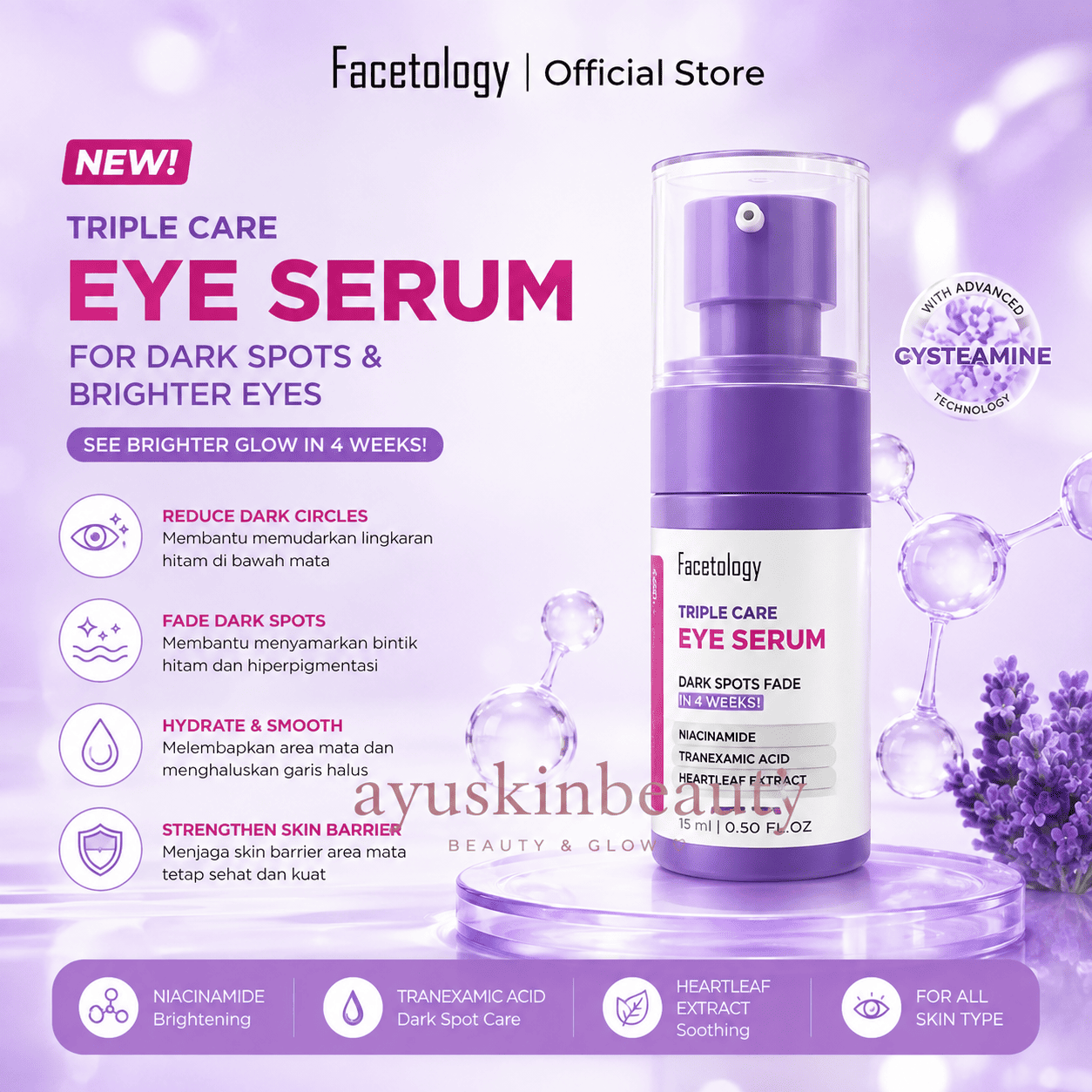 Facetology Triple Care Eye Serum