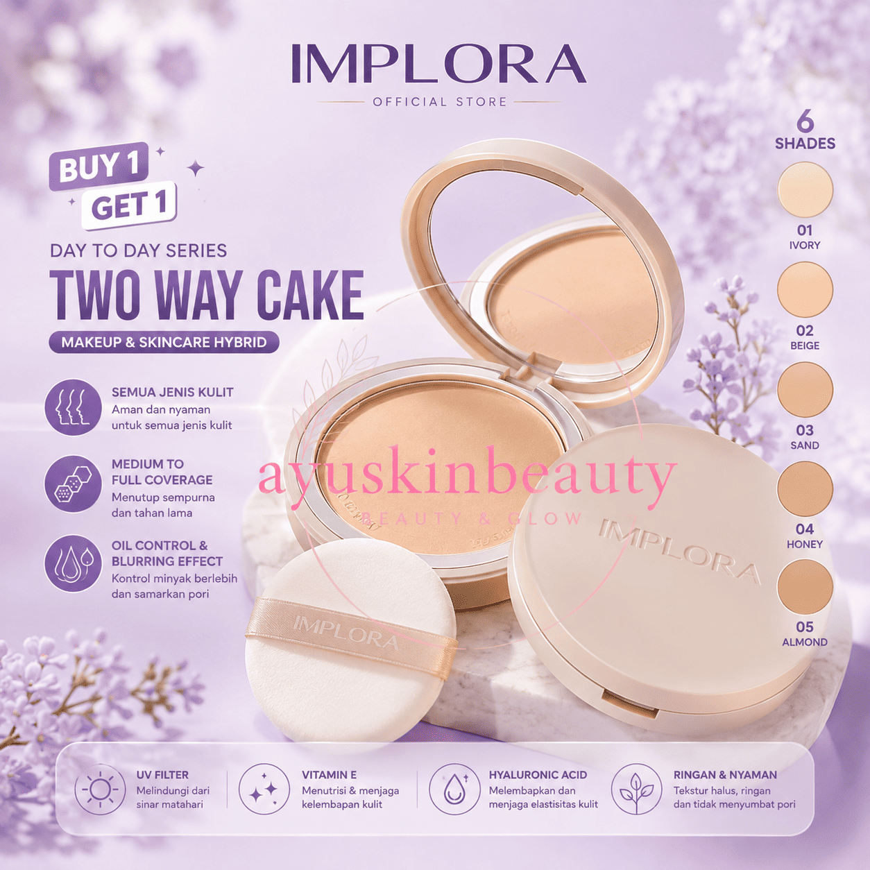 Implora Day to Day Series Two Way Cake