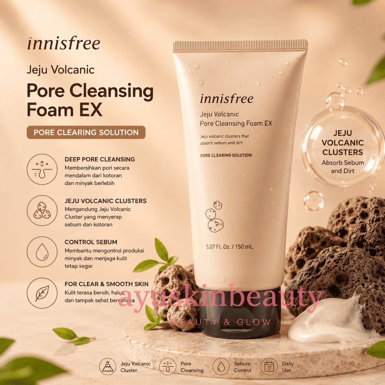 Innisfree Jeju Volcanic Pore Cleansing Foam