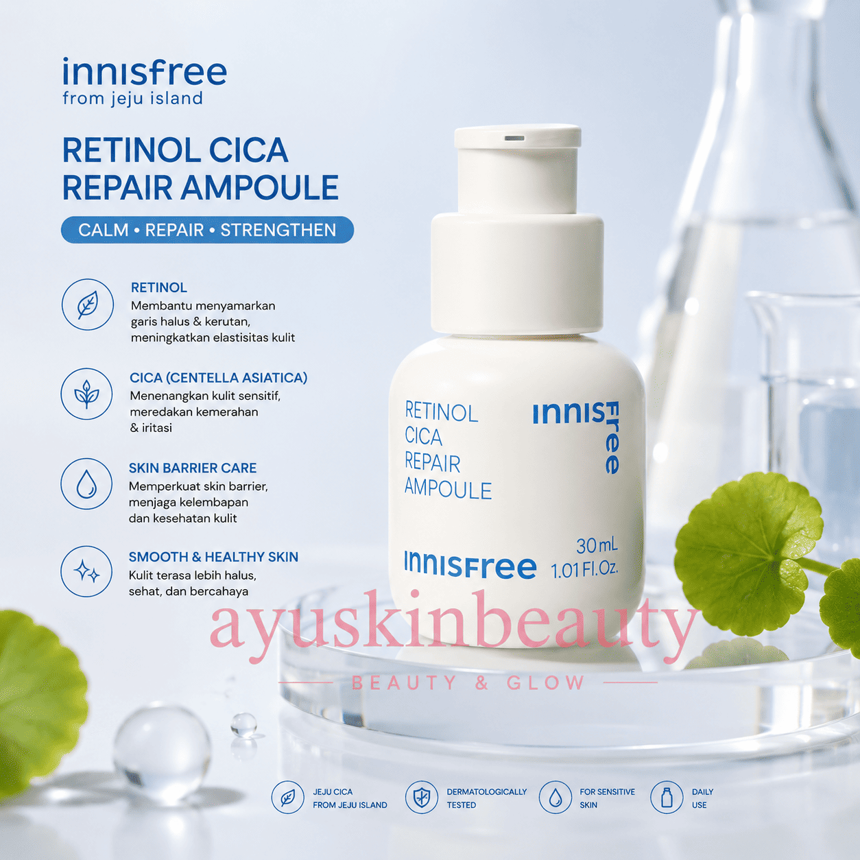 Innisfree Retinol Cica Repair Ampoule