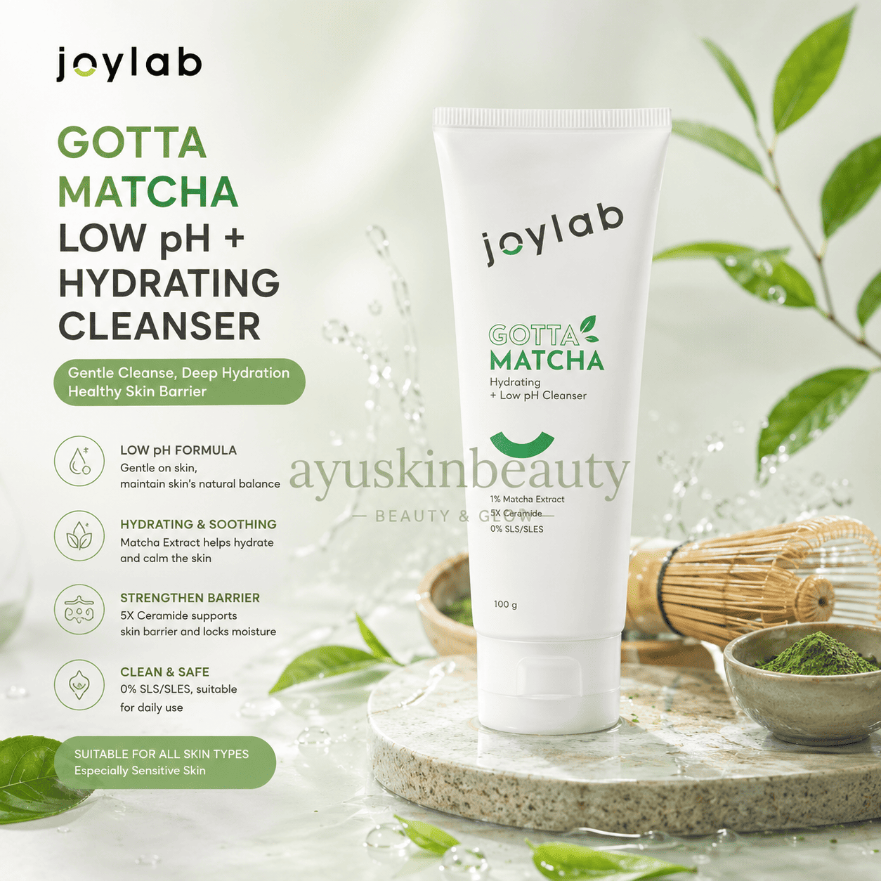 Gotta Matcha Low pH + Hydrating Cleanser