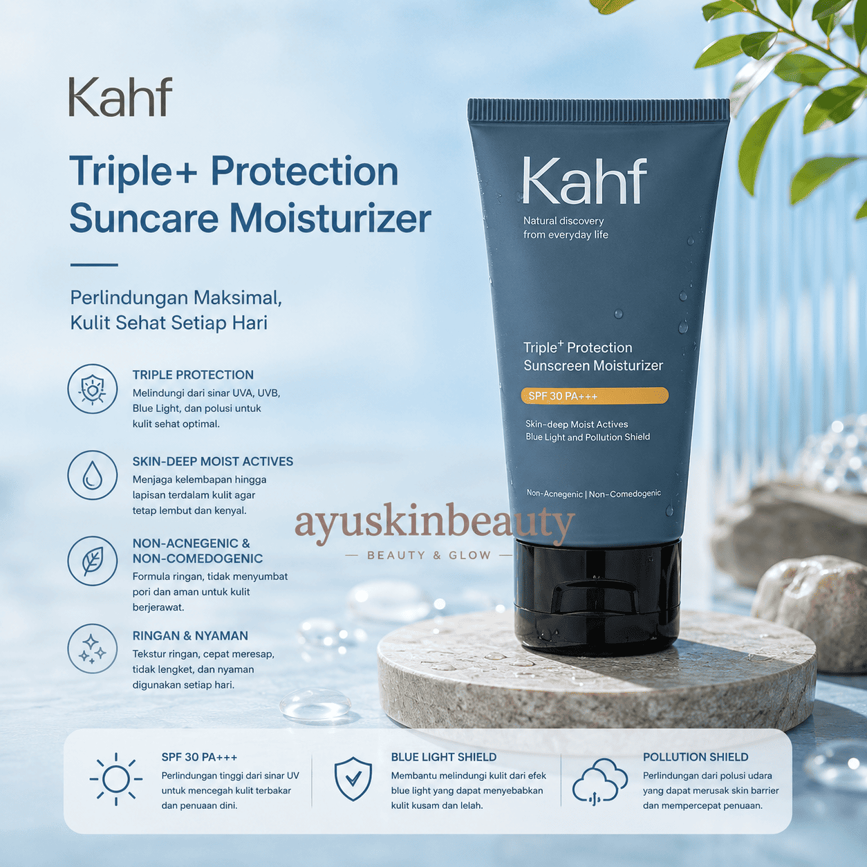 Kahf Triple Protection Suncare Moisturizer