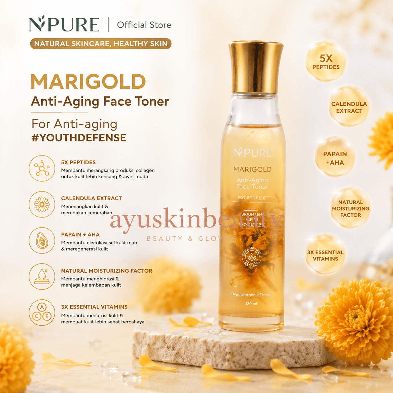 N'Pure Marigold Anti-Aging Face Toner