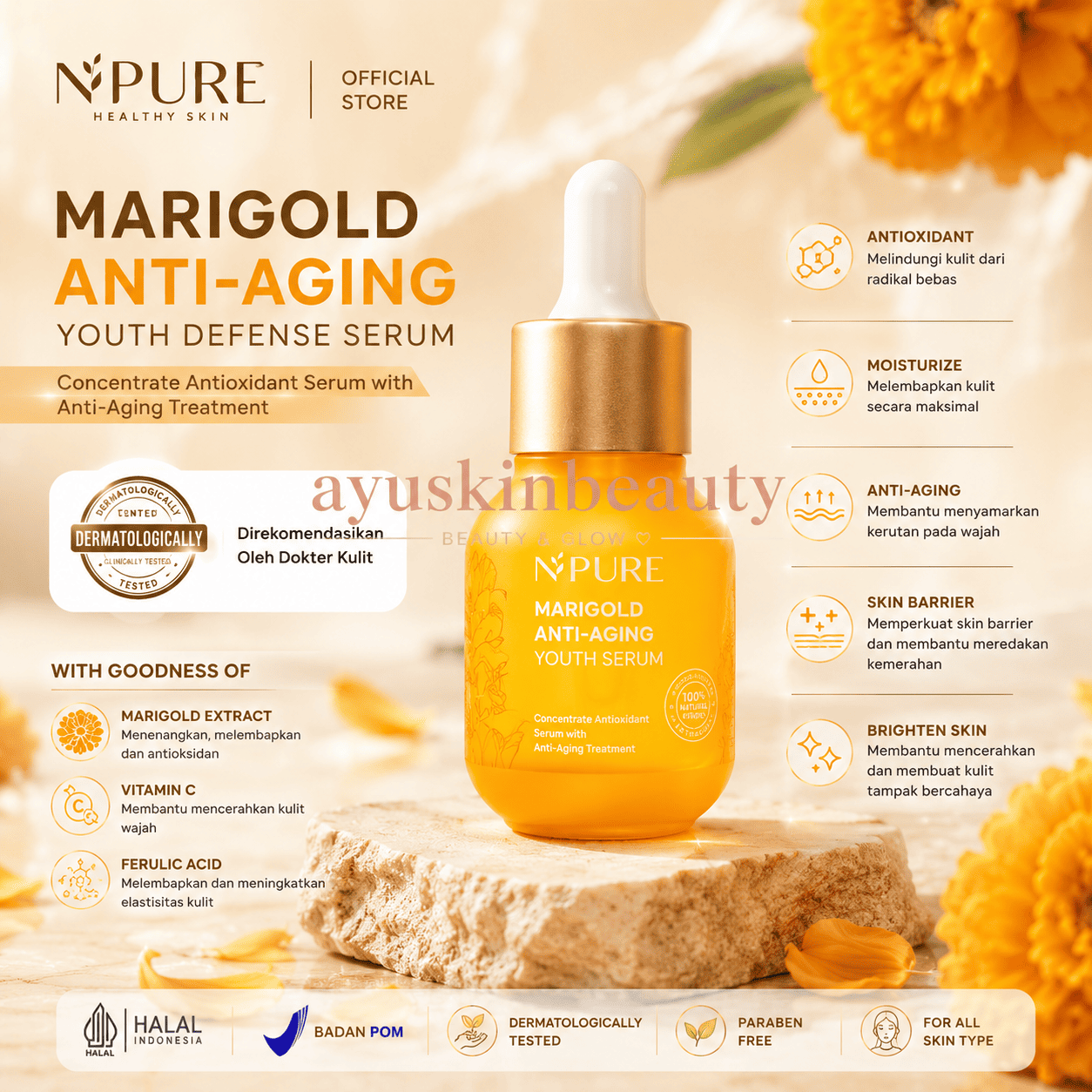 N'Pure Marigold Anti-Aging Serum