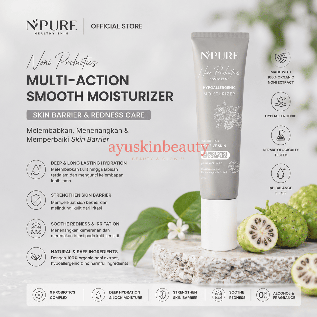 N'Pure Noni Probiotics Multi-Action Smooth Moisturizer