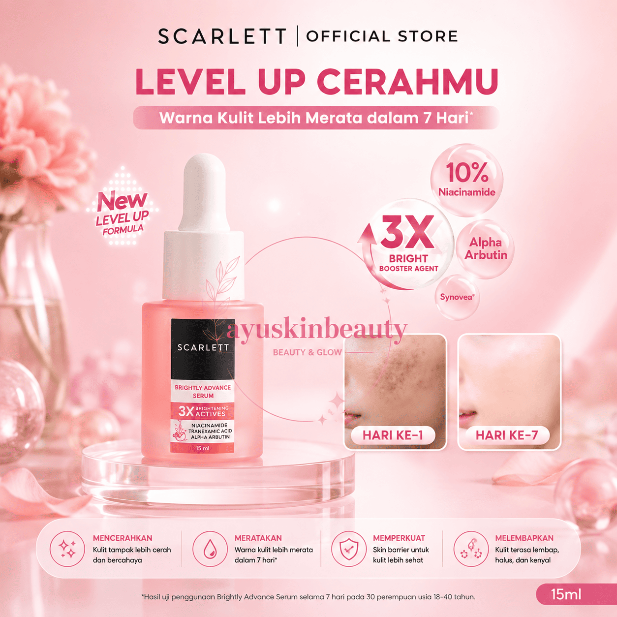 Scarlett Brightly Advance Serum