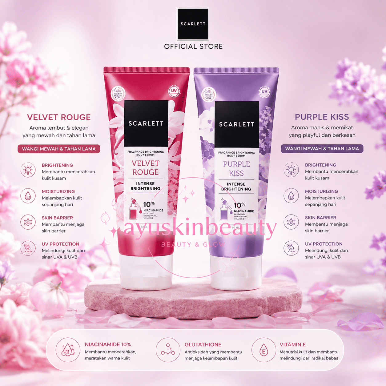 Scarlett Fragrance Brightening Body Serum