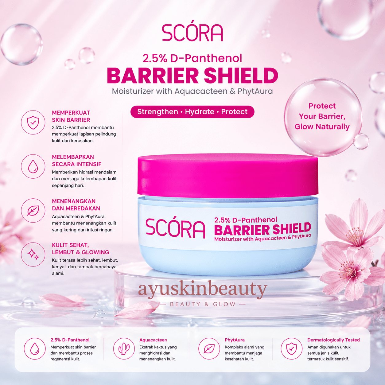 Scora D-Panthenol Barrier Shield Moisturizer