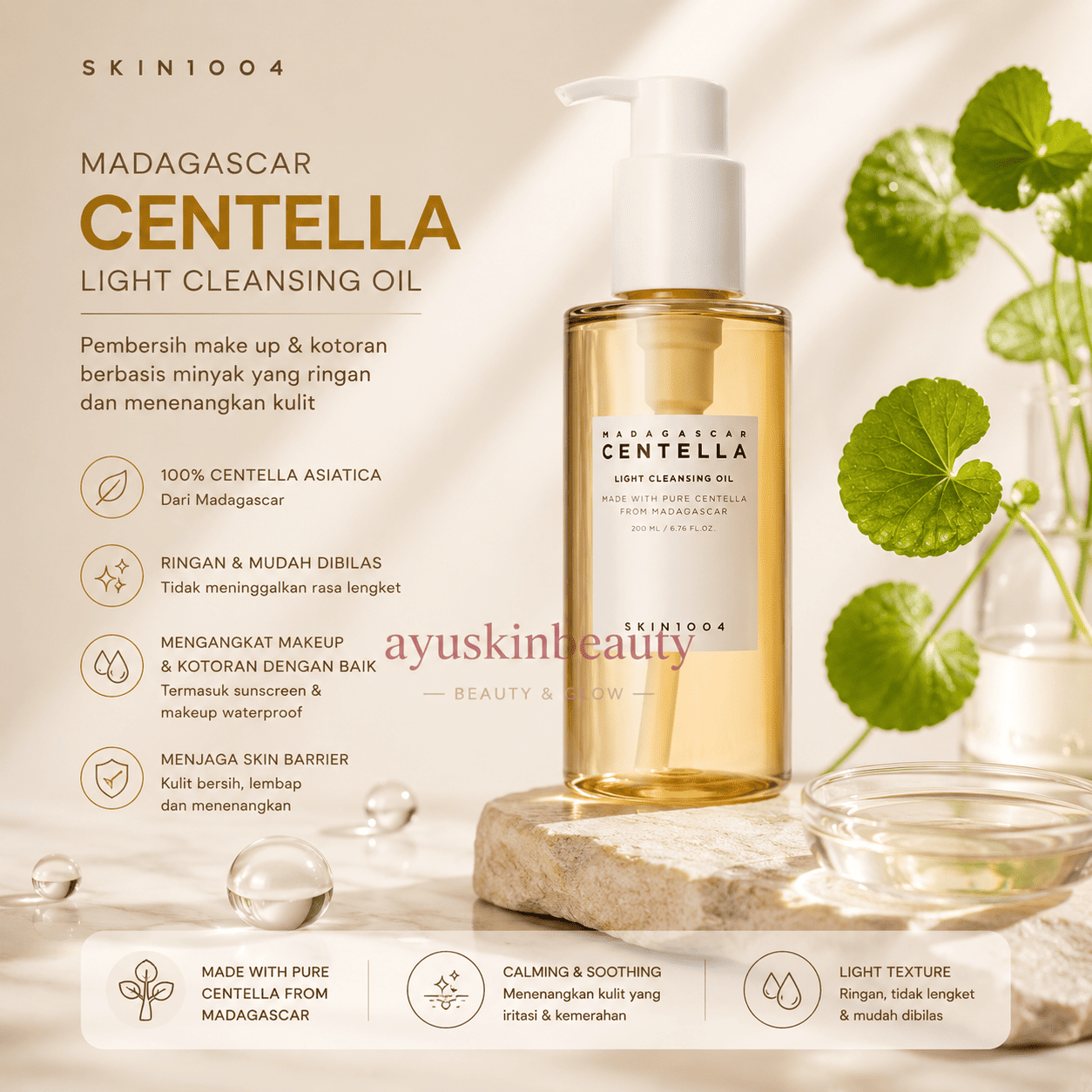 Skin1004 Madagascar Centella Light Cleansing Oil