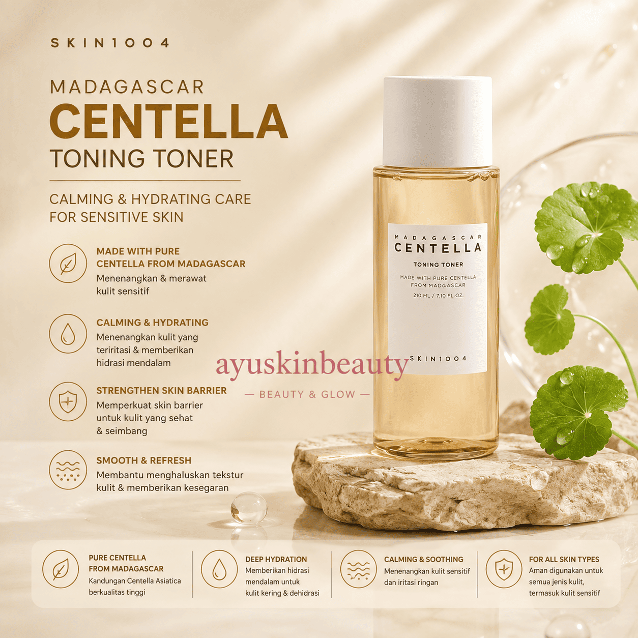 Skin1004 Madagascar Centella Toning Toner