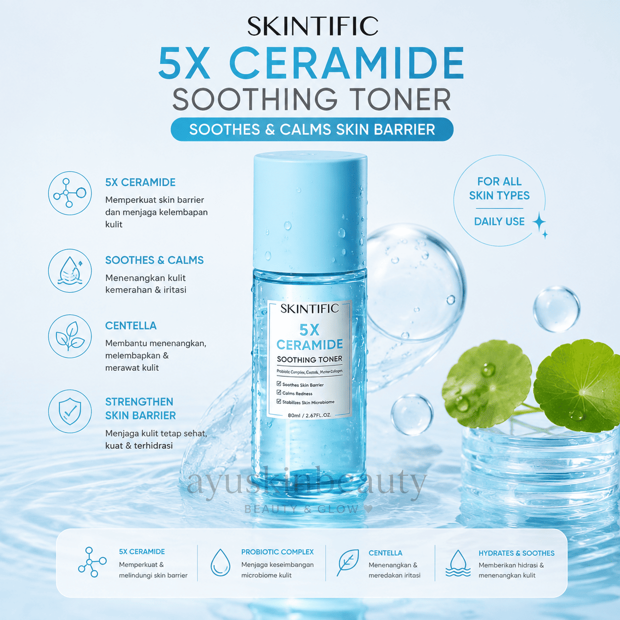 Skintific 5X Ceramide Soothing Toner
