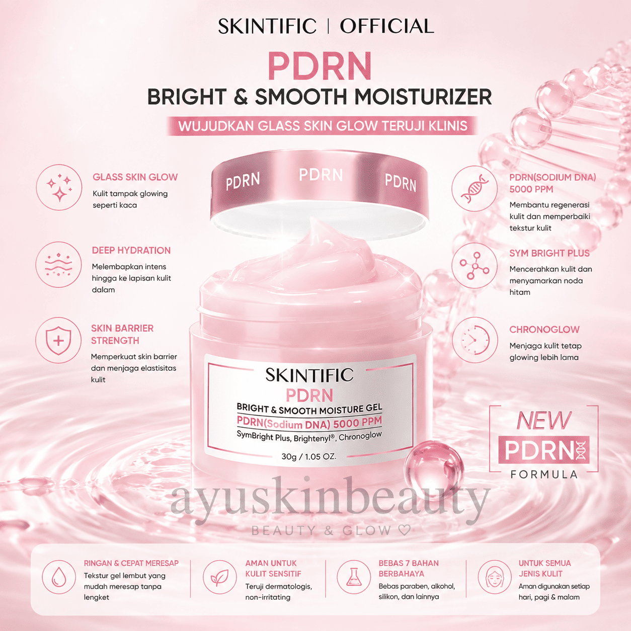 Skintific PDRN Bright & Smooth Moisturizer