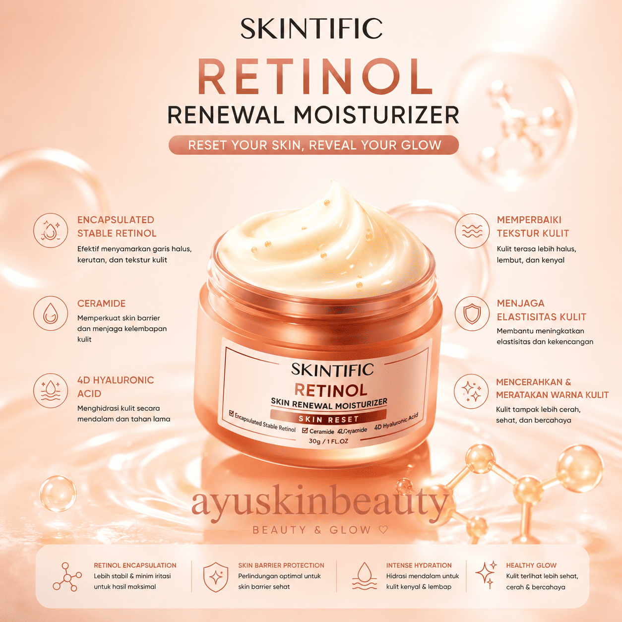 Skintific Retinol Renewal Moisturizer