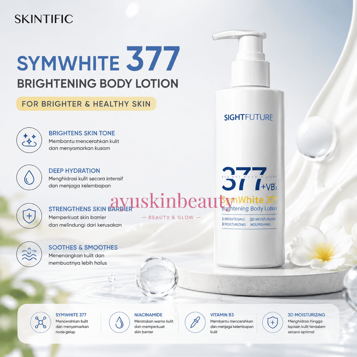 Skintific Symwhite 377 Brightening Body Lotion