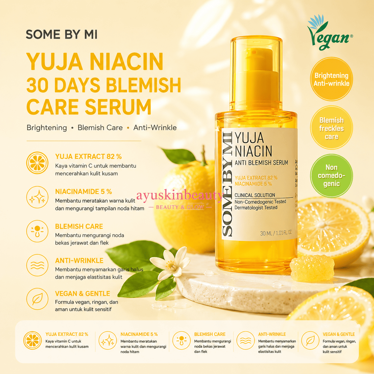 Some By Mi Yuja Niacin 30 Days Blemish Care Serum