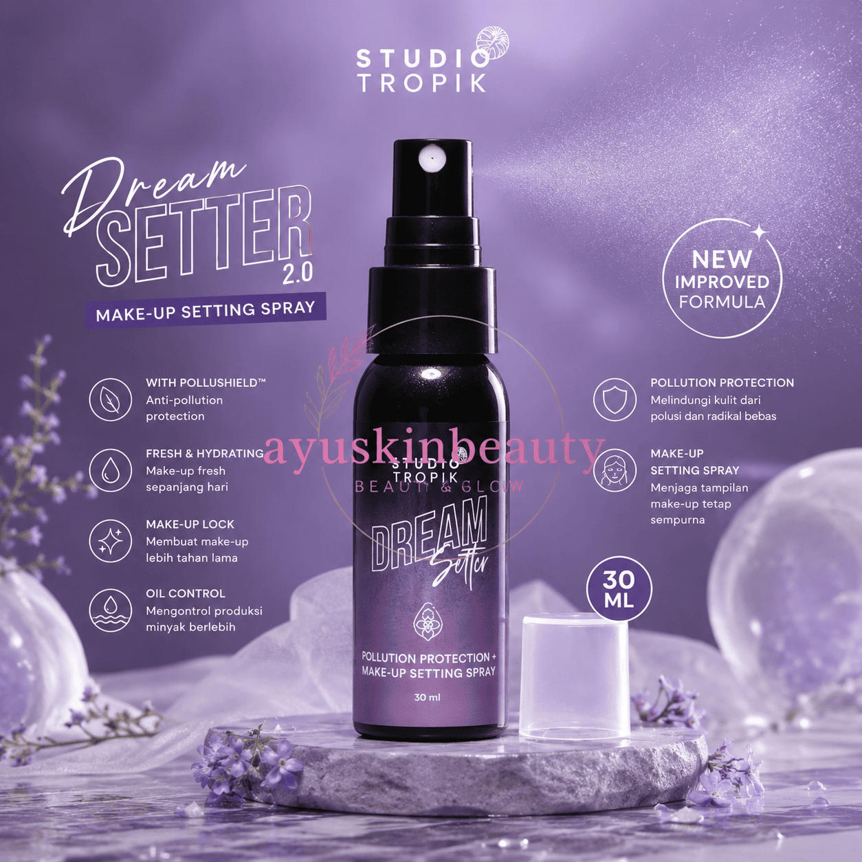 Studio Tropik DreamSetter 2.0 Make-up Setting Spray