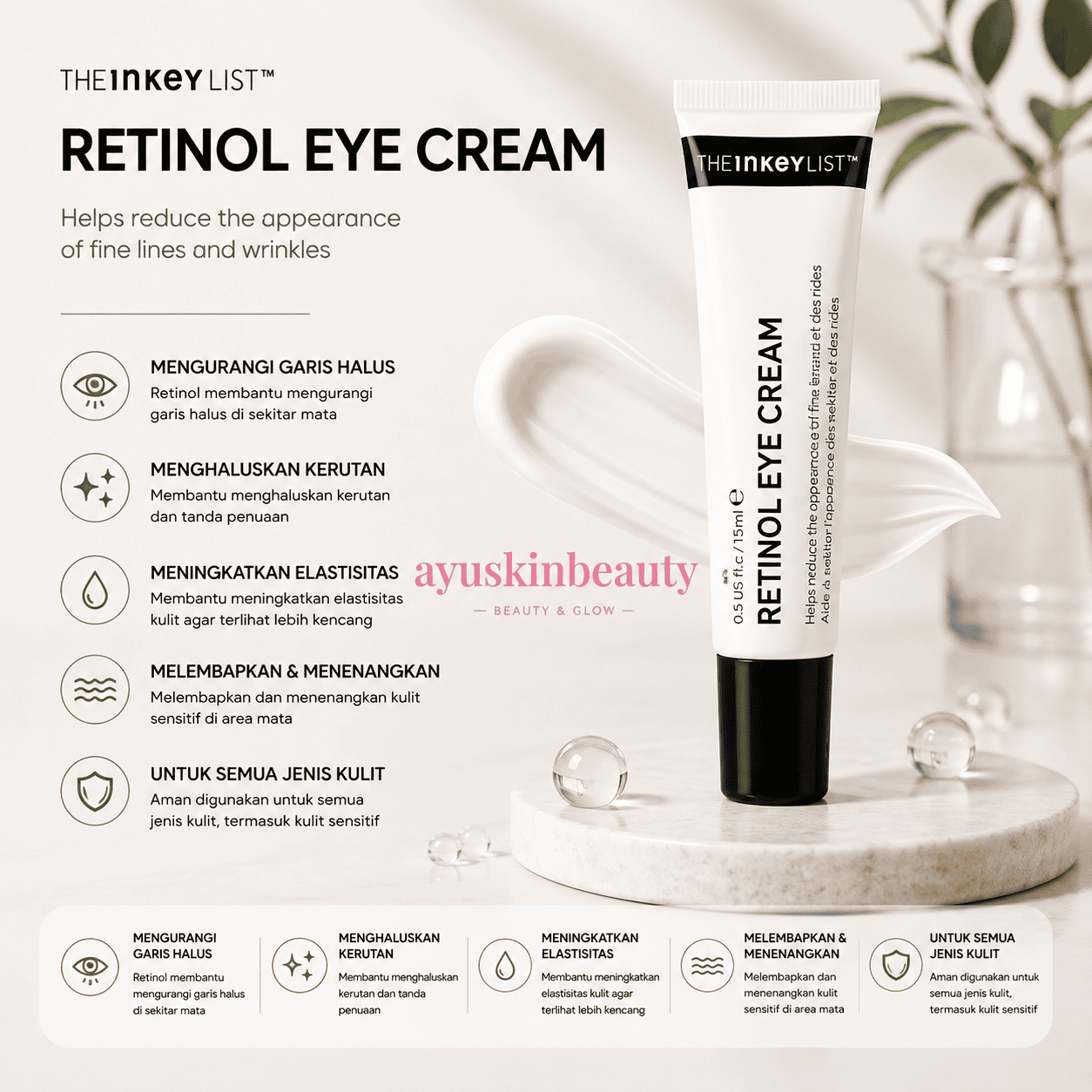 The Inkey List Retinol Eye Cream