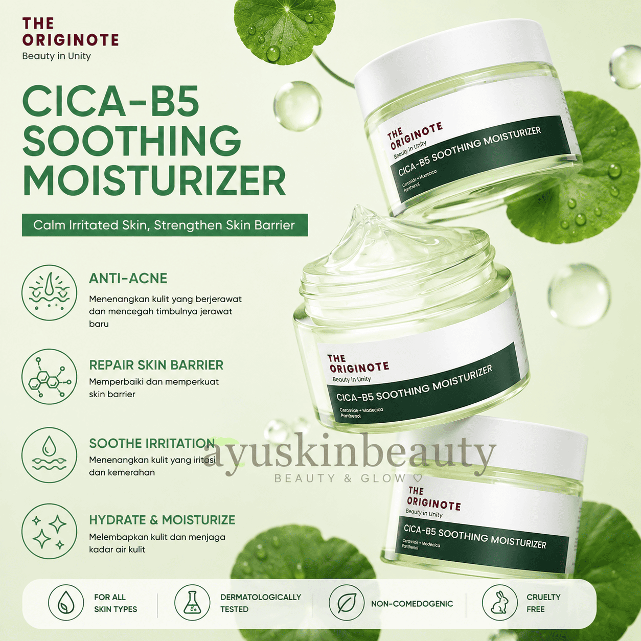 The Originote Cica-B5 Soothing Moisturizer