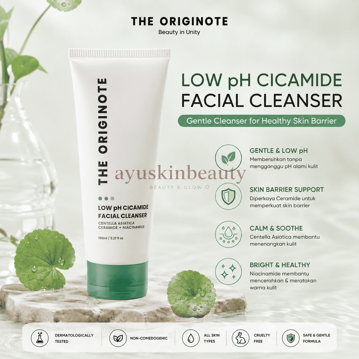 The Originote Cicamide Facial Cleanser