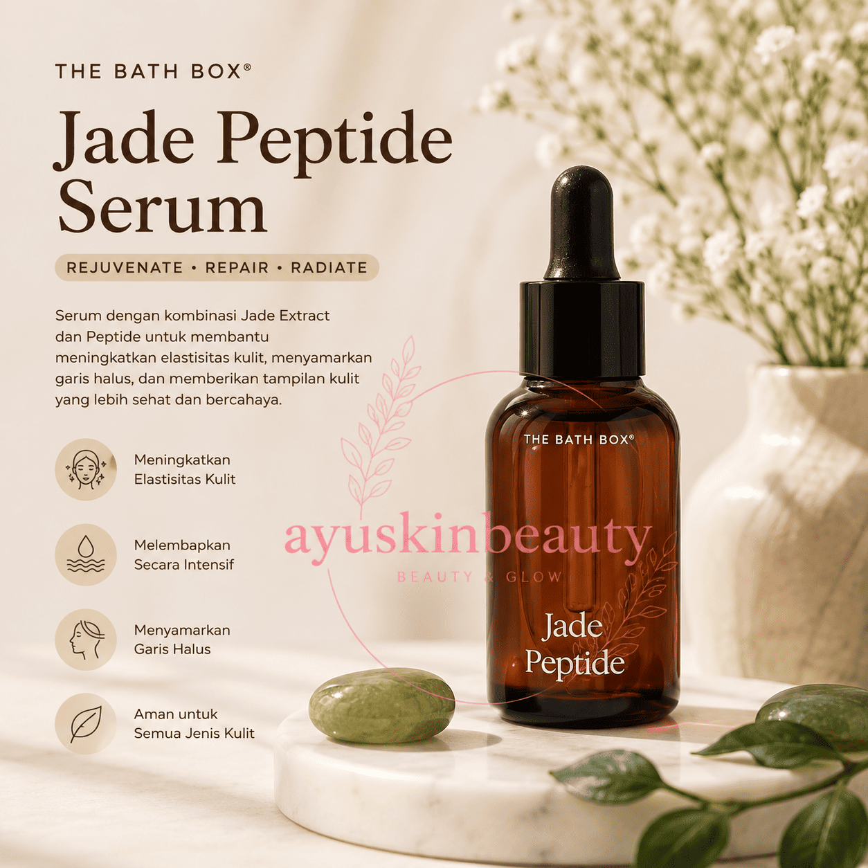 The Bath Box Jade Peptide Serum