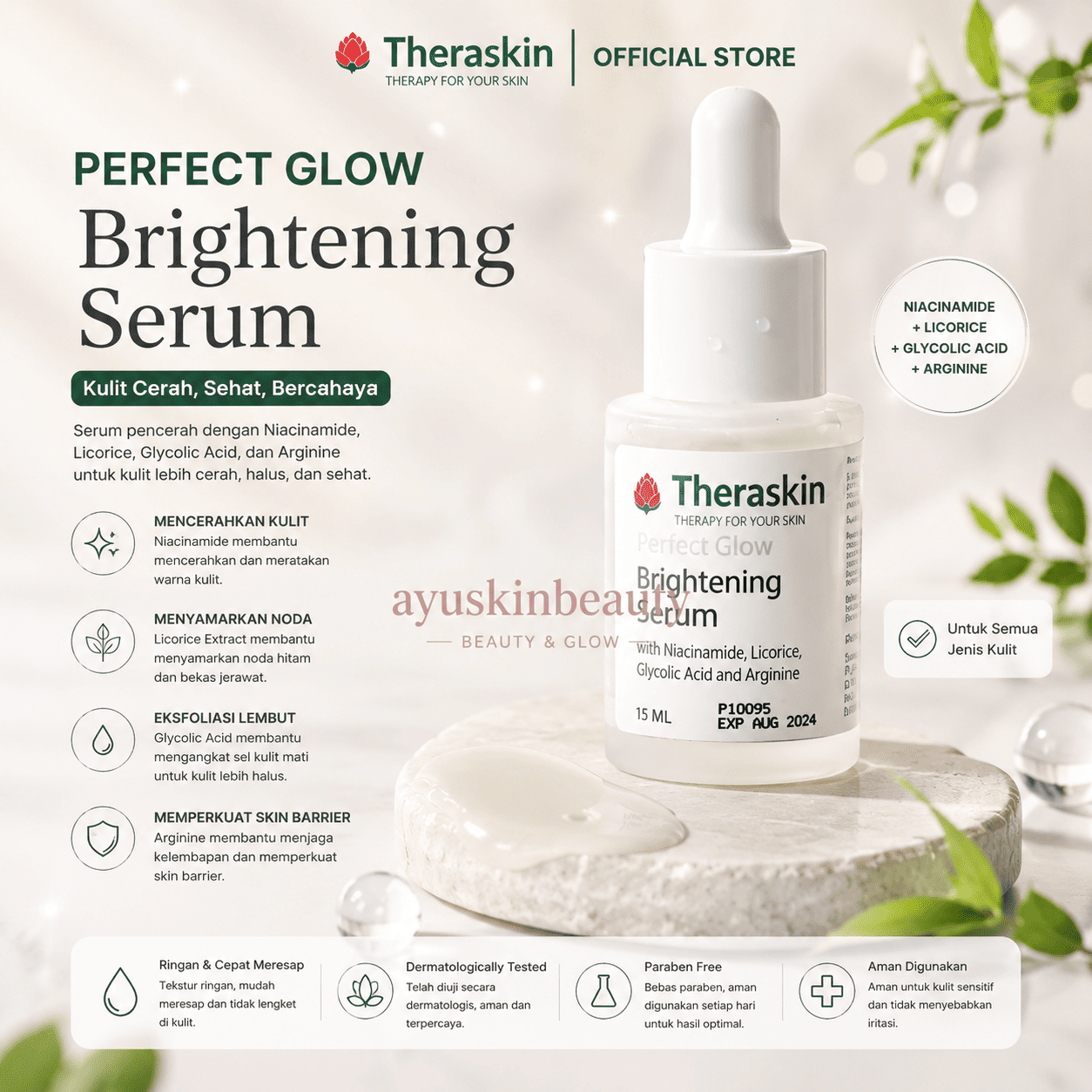 Theraskin Perfect Glow Brightening Serum
