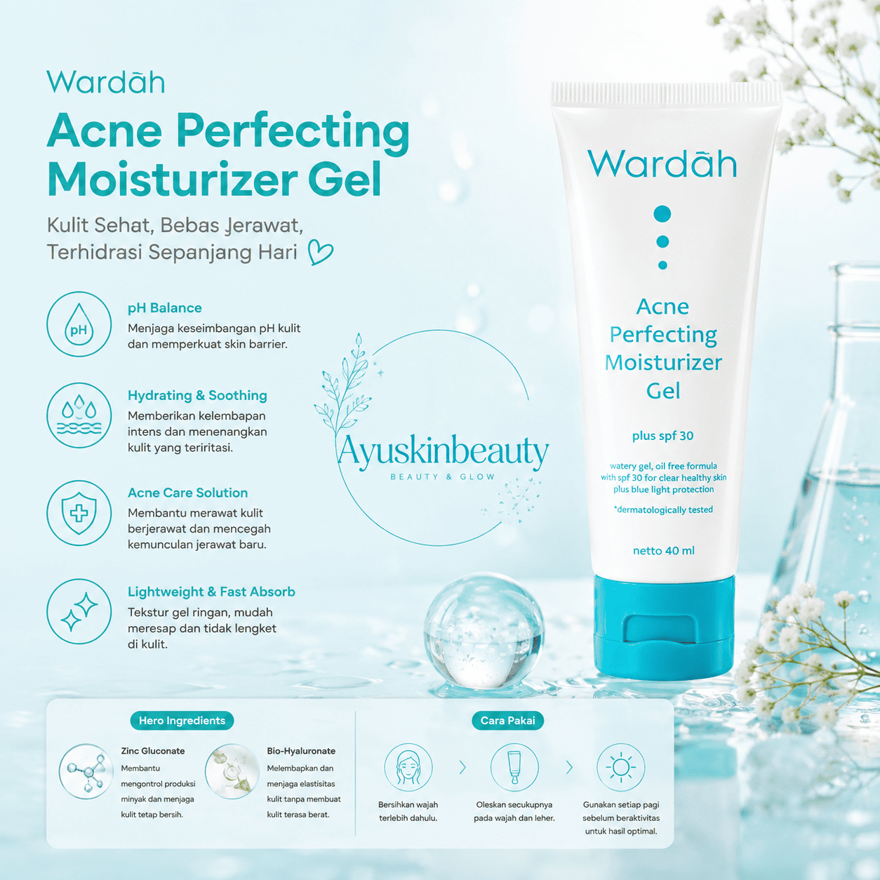 Wardah Acne Perfecting Moisturizer Gel