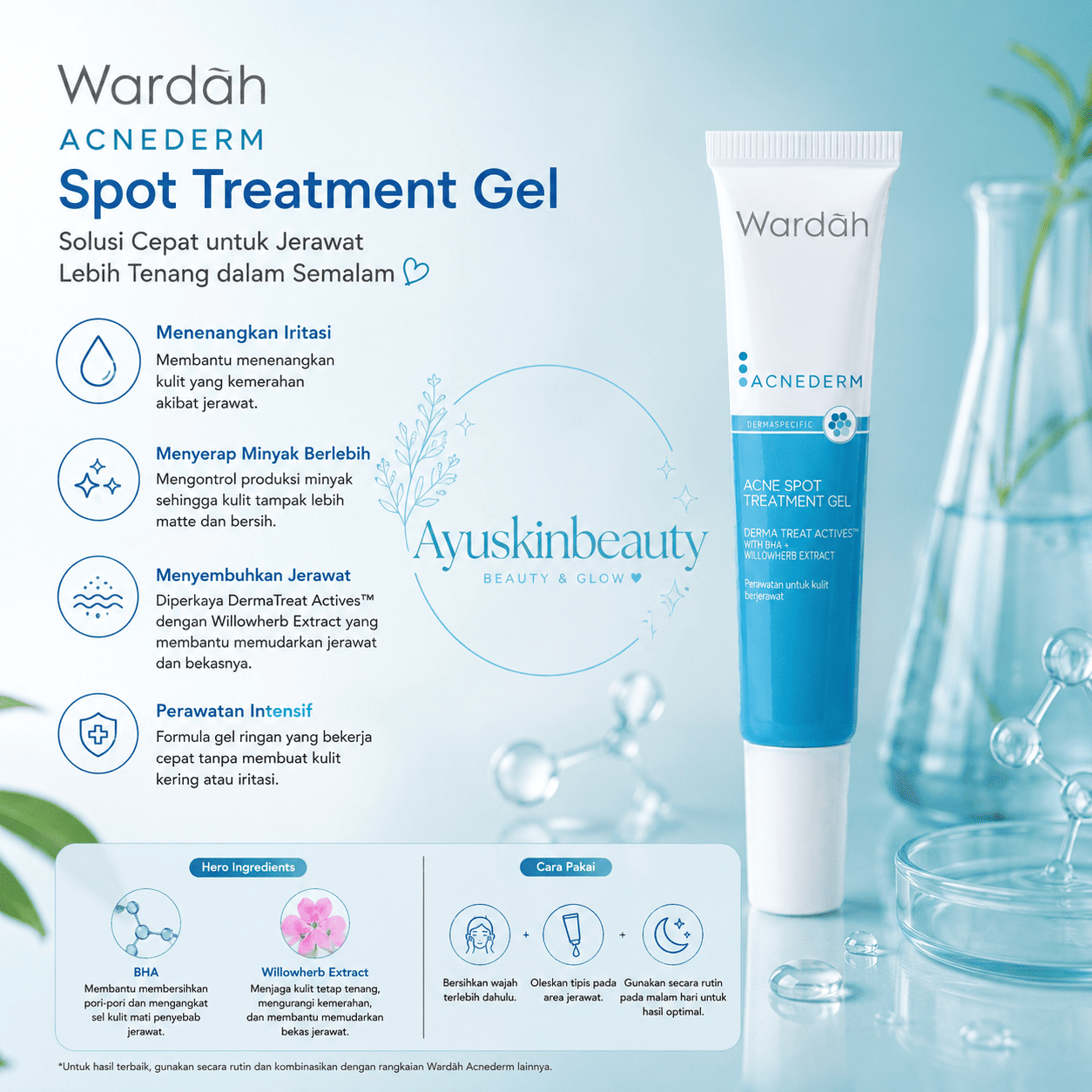 Wardah Acnederm Spot Treatment Gel