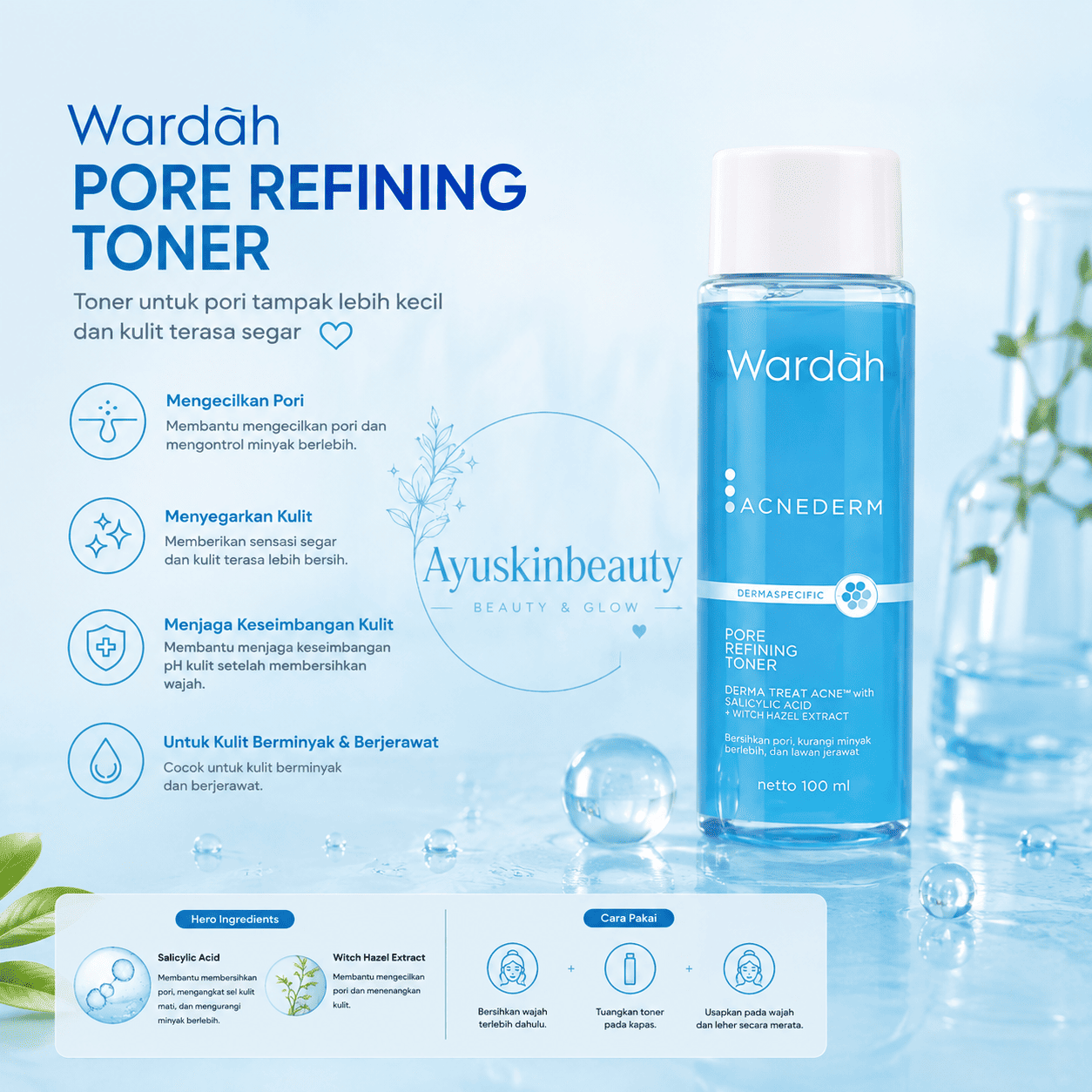 Wardah Pore Refining Toner