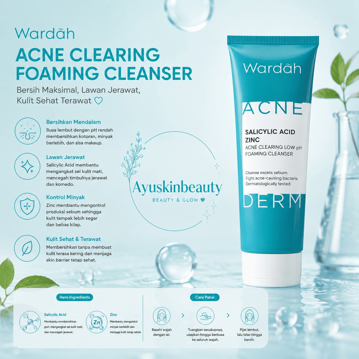 Wardah Pure Foaming Cleanser
